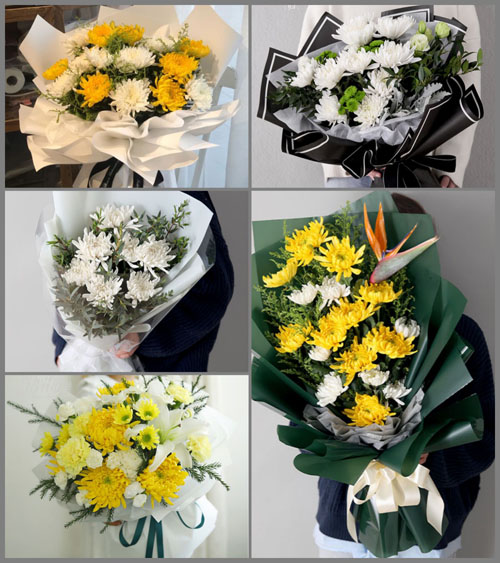 广东汕头市澄海区莲下镇云一村白事花束代送